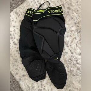 Storelli Youth Black Padded Soccer body shield Bottoms knee length YL